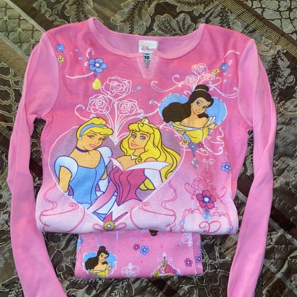 Disney Princess Pajamas Size 10 2sets - Picture 2 of 5